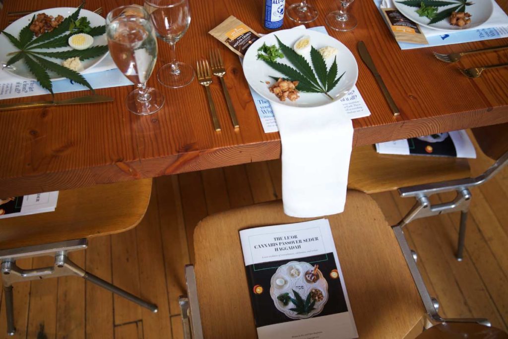 Le'Or Cannabis Seder Table | Lindsay Goldner - No Fonts Given Co