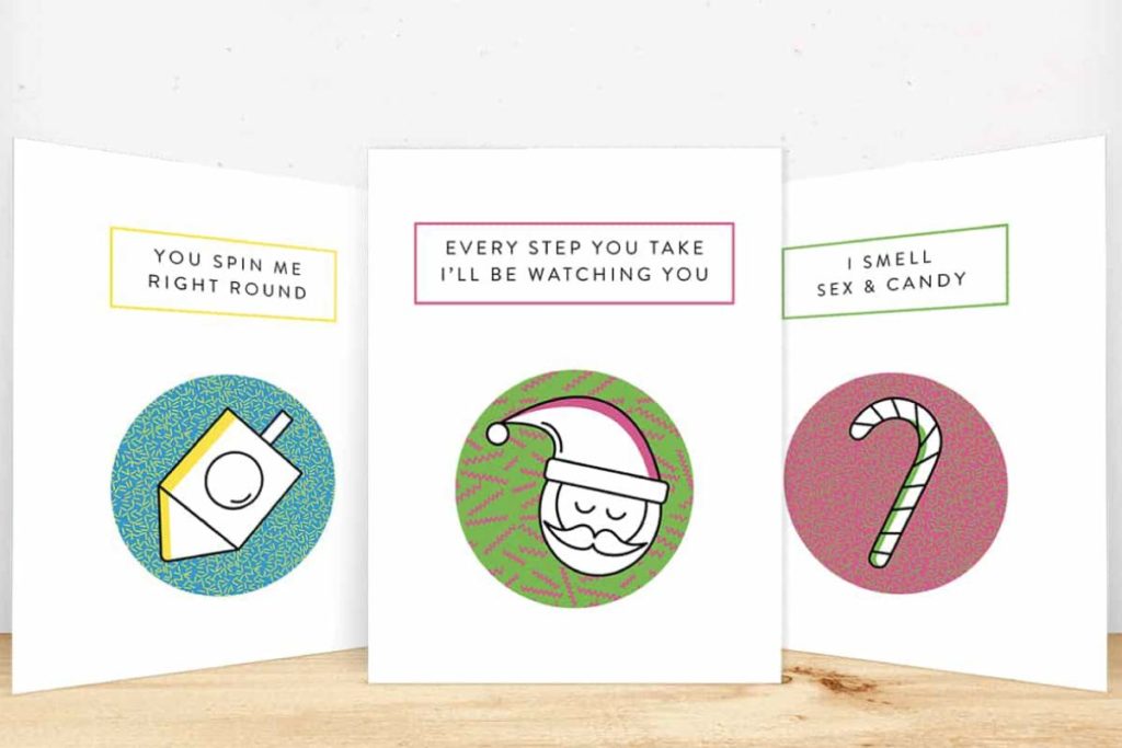 Pop Fizz Sparkle Holiday Cards 2 | Lindsay Goldner - No Fonts Given Co