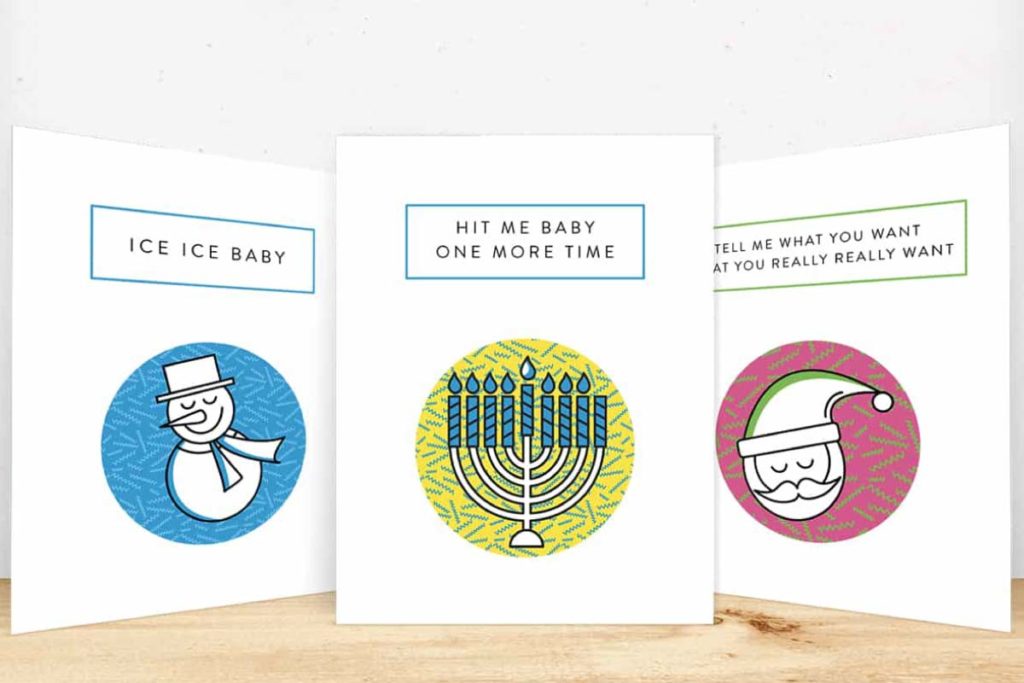Pop Fizz Sparkle Holiday Cards 1 | Lindsay Goldner - No Fonts Given Co