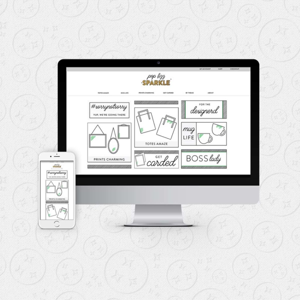 Pop Fizz Sparkle Website | Lindsay Goldner - No Fonts Given Co