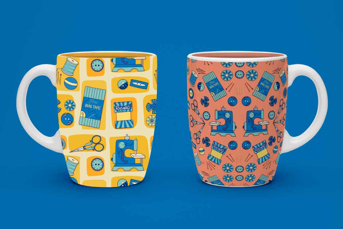 MATS Bootcamp Sewing Mugs | Lindsay Goldner - No Fonts Given Co