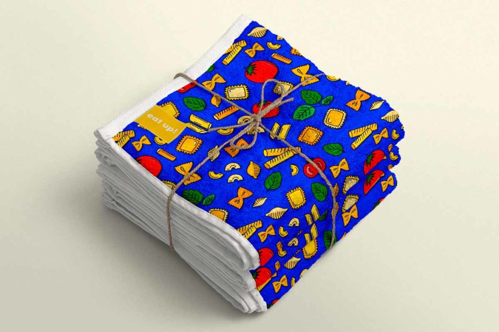 Nothing Is Impastable Pattern – Towel Stack | Lindsay Goldner - No Fonts Given Co