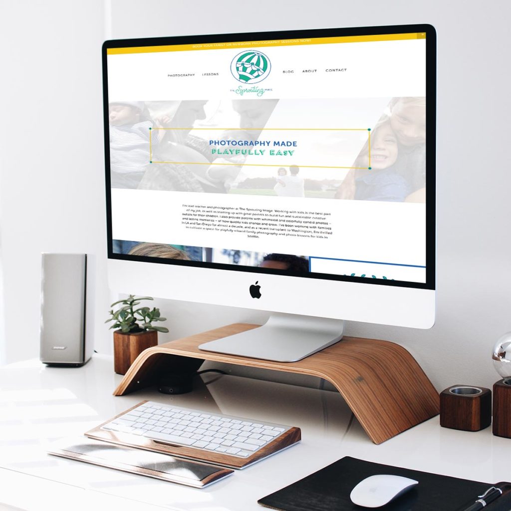 The Sprouting Image Branding and Web Design | Lindsay Goldner - No Fonts Given Co