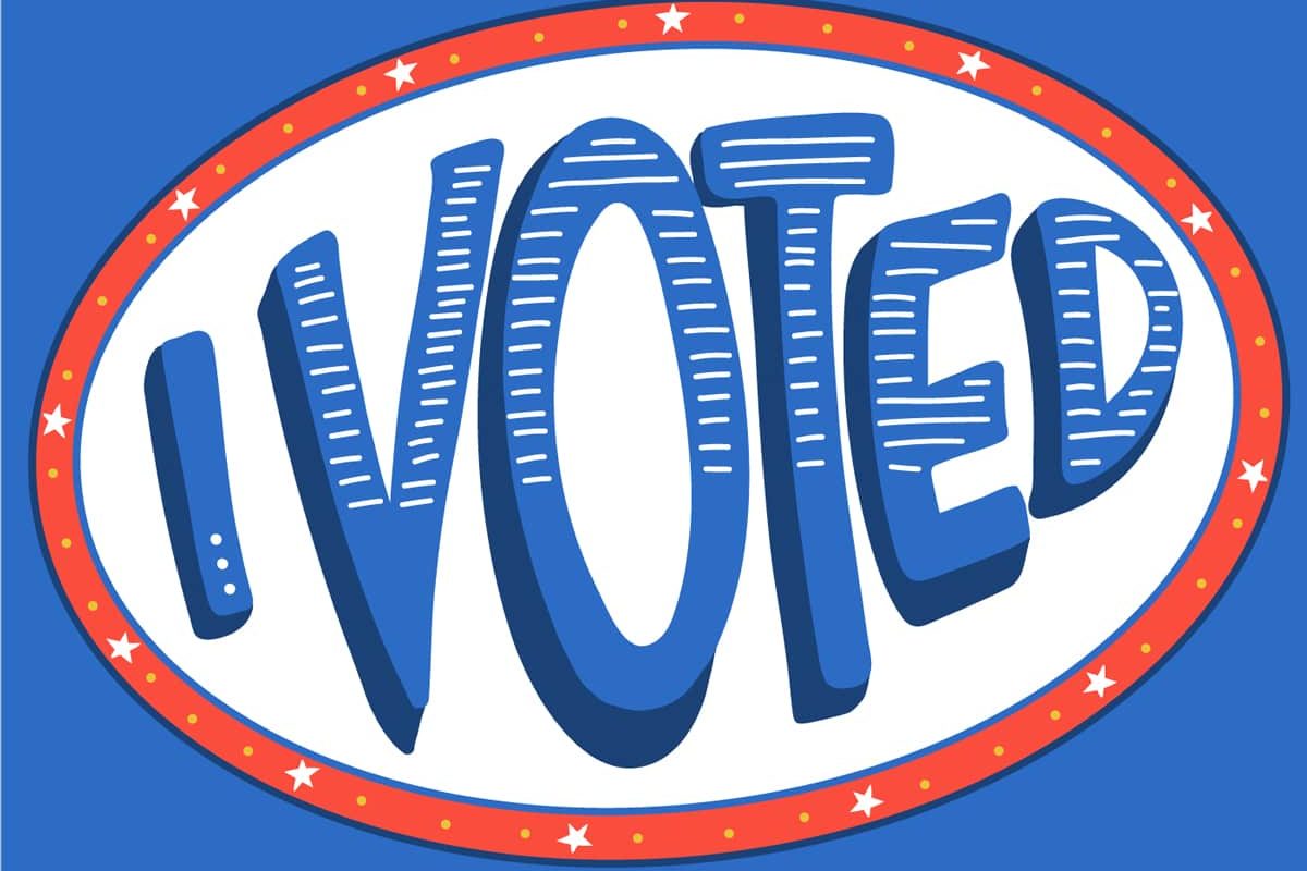 I Voted Lettering | Lindsay Goldner – No Fonts Given Co I Voted Lettering | Lindsay Goldner - No Fonts Given Co